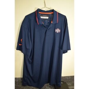 Nike WNBA Washington Mystics Basketball Embroidered Blue Polo Shirt MENS Size XL